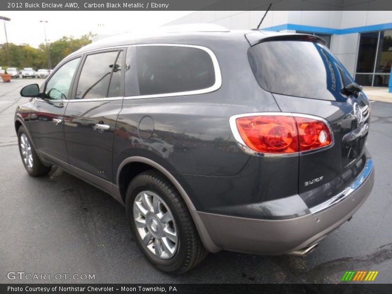 Carbon Black Metallic / Ebony 2012 Buick Enclave AWD