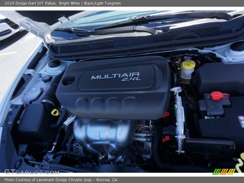 Bright White / Black/Light Tungsten 2016 Dodge Dart SXT Rallye