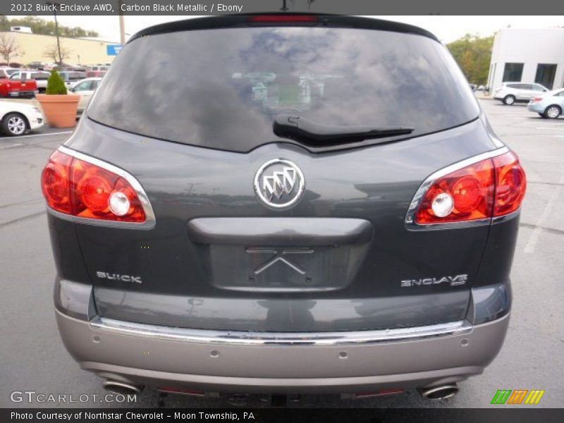 Carbon Black Metallic / Ebony 2012 Buick Enclave AWD