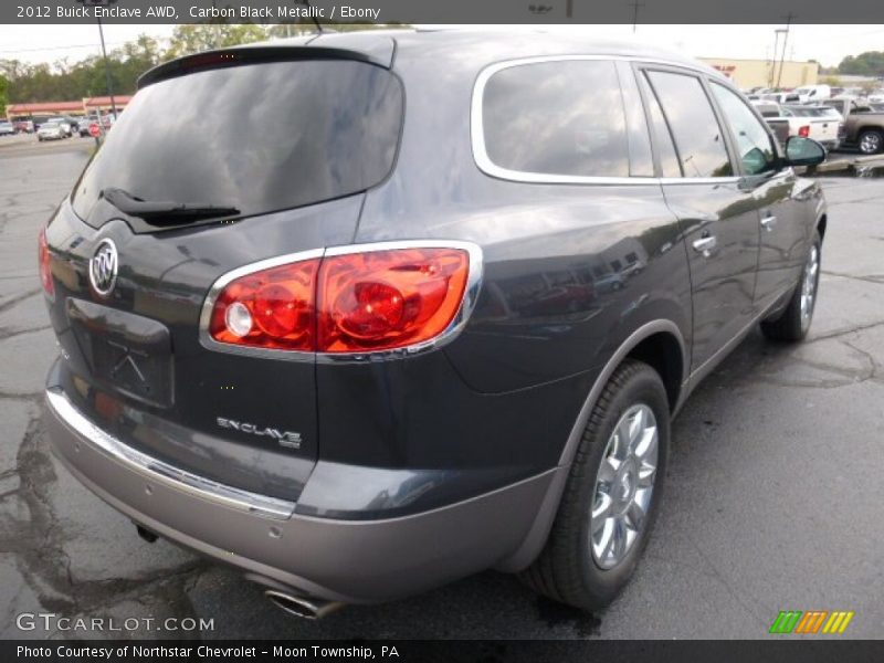 Carbon Black Metallic / Ebony 2012 Buick Enclave AWD