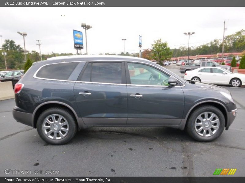 Carbon Black Metallic / Ebony 2012 Buick Enclave AWD