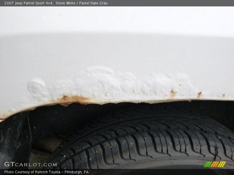 Stone White / Pastel Slate Gray 2007 Jeep Patriot Sport 4x4