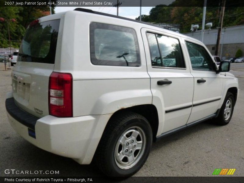 Stone White / Pastel Slate Gray 2007 Jeep Patriot Sport 4x4