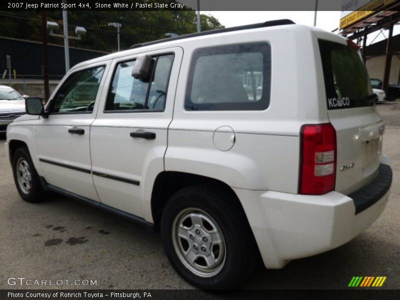 Stone White / Pastel Slate Gray 2007 Jeep Patriot Sport 4x4