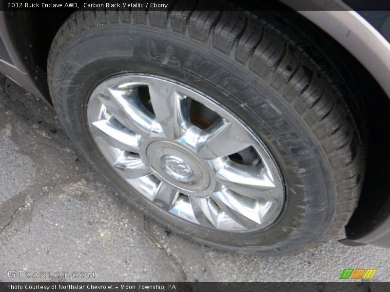 Carbon Black Metallic / Ebony 2012 Buick Enclave AWD