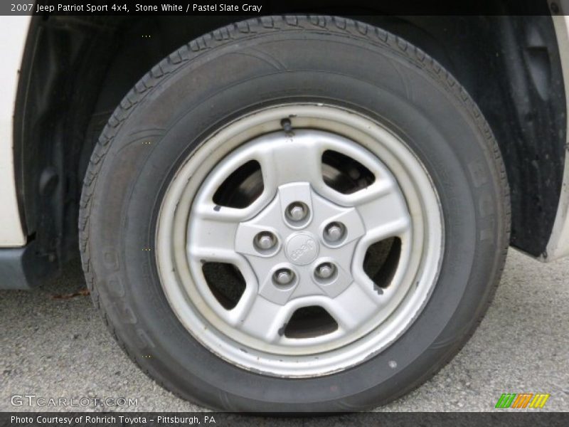 Stone White / Pastel Slate Gray 2007 Jeep Patriot Sport 4x4