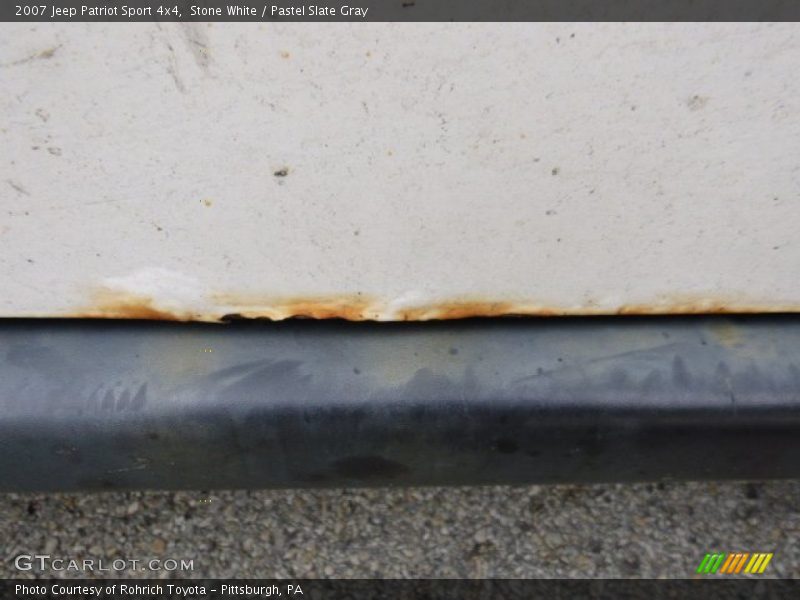 Stone White / Pastel Slate Gray 2007 Jeep Patriot Sport 4x4