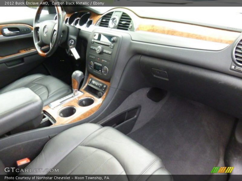 Carbon Black Metallic / Ebony 2012 Buick Enclave AWD