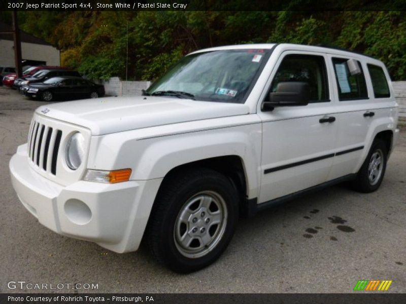 Stone White / Pastel Slate Gray 2007 Jeep Patriot Sport 4x4