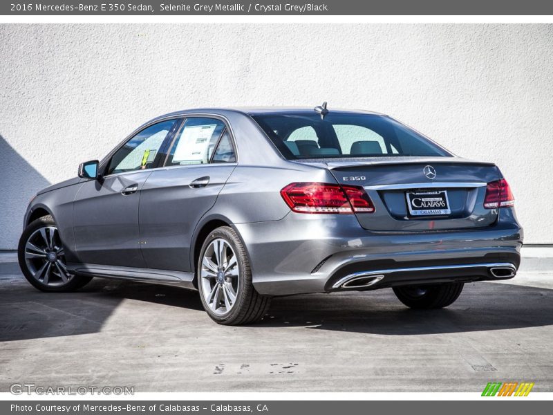 Selenite Grey Metallic / Crystal Grey/Black 2016 Mercedes-Benz E 350 Sedan