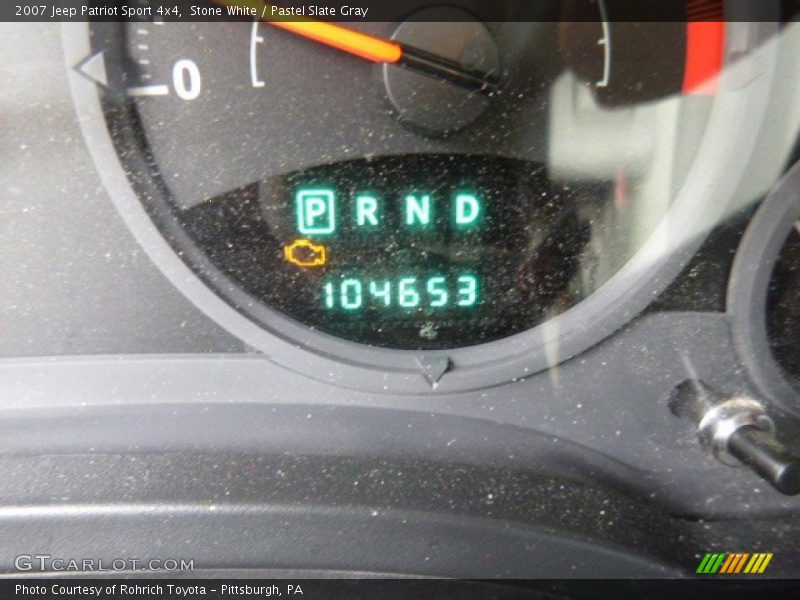 Stone White / Pastel Slate Gray 2007 Jeep Patriot Sport 4x4