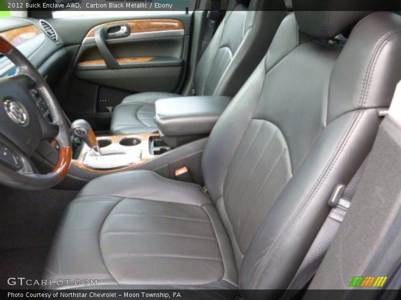 Carbon Black Metallic / Ebony 2012 Buick Enclave AWD
