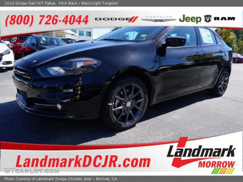 Pitch Black / Black/Light Tungsten 2016 Dodge Dart SXT Rallye