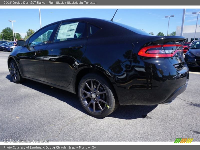 Pitch Black / Black/Light Tungsten 2016 Dodge Dart SXT Rallye