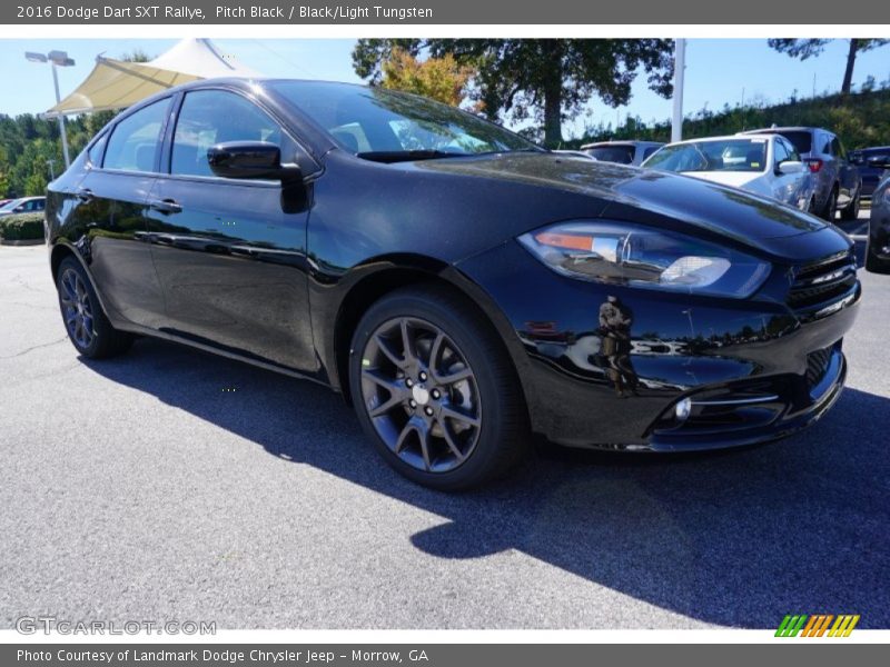 Pitch Black / Black/Light Tungsten 2016 Dodge Dart SXT Rallye