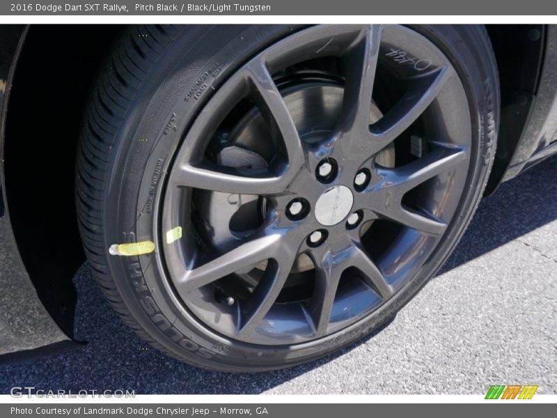 Pitch Black / Black/Light Tungsten 2016 Dodge Dart SXT Rallye