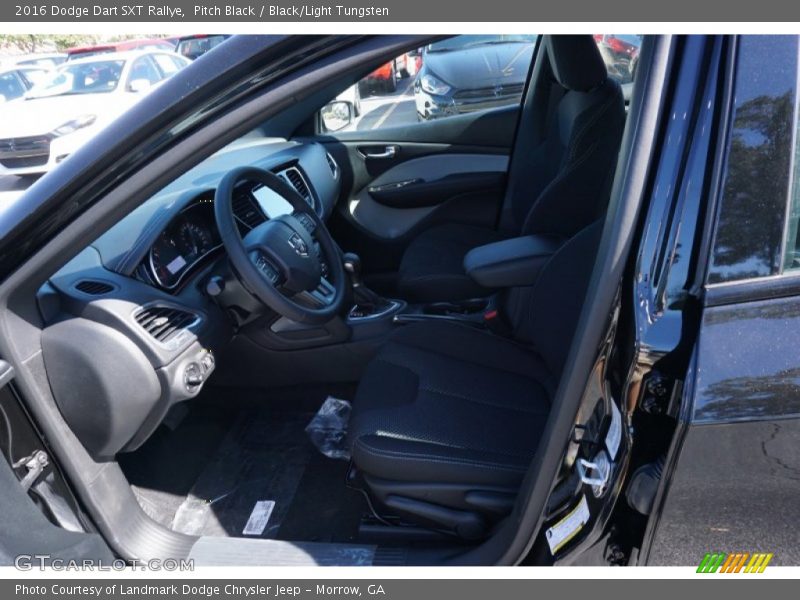 Pitch Black / Black/Light Tungsten 2016 Dodge Dart SXT Rallye