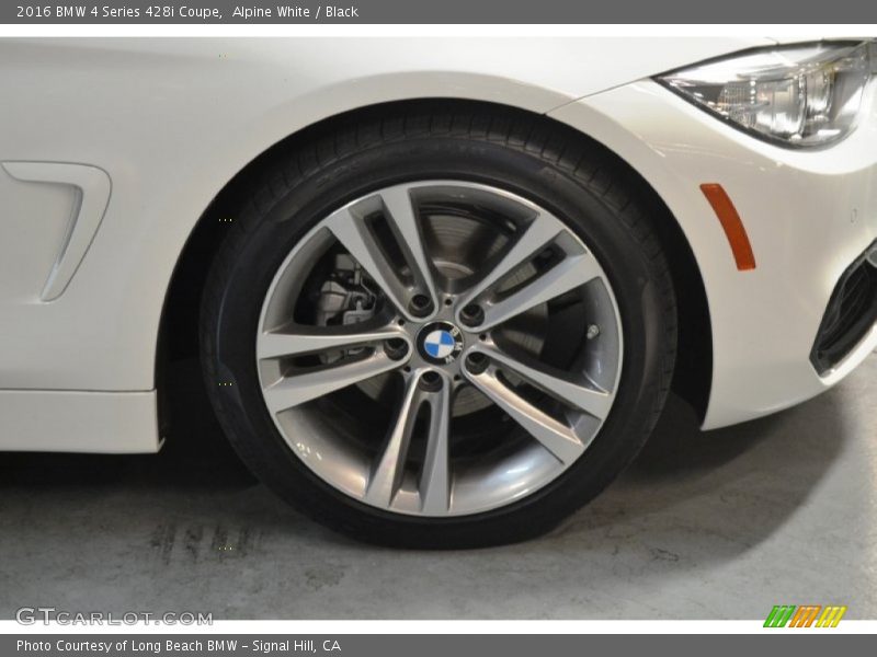 Alpine White / Black 2016 BMW 4 Series 428i Coupe