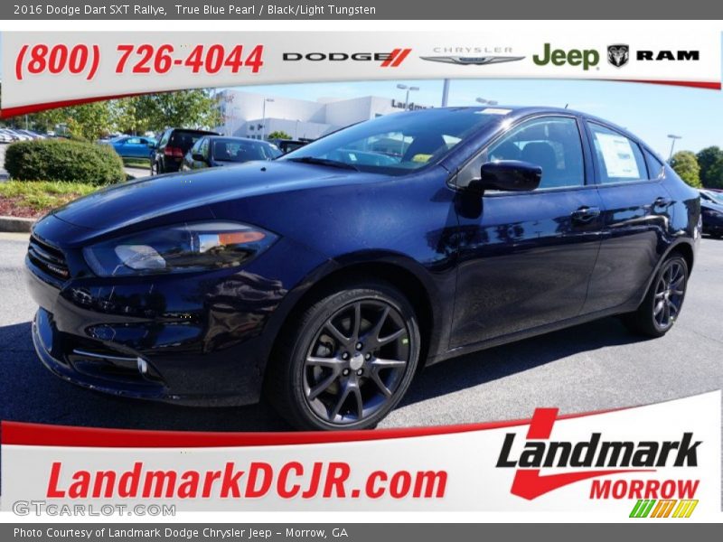 True Blue Pearl / Black/Light Tungsten 2016 Dodge Dart SXT Rallye
