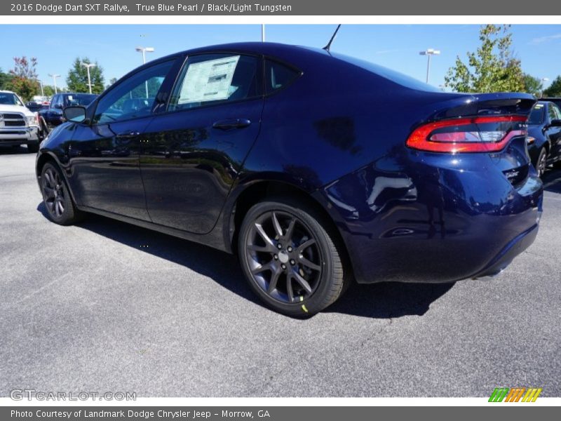 True Blue Pearl / Black/Light Tungsten 2016 Dodge Dart SXT Rallye