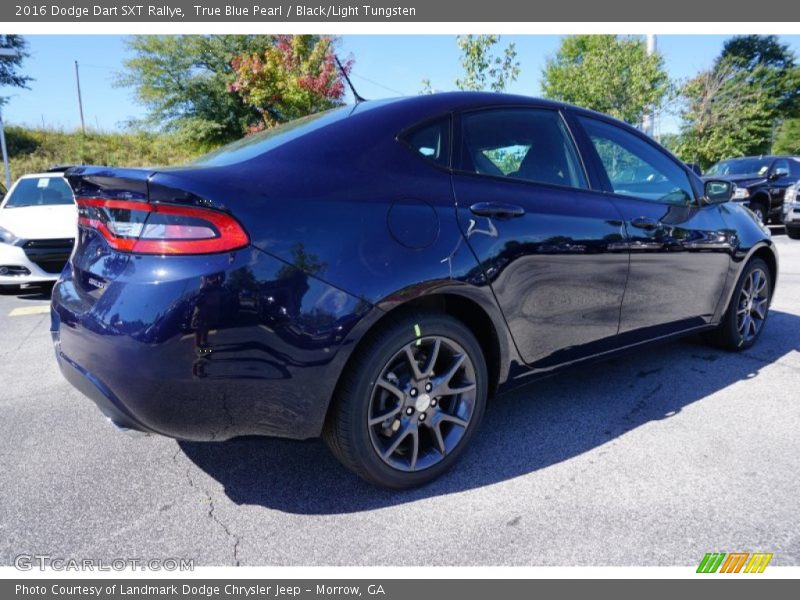 True Blue Pearl / Black/Light Tungsten 2016 Dodge Dart SXT Rallye