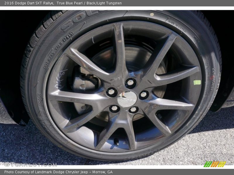 True Blue Pearl / Black/Light Tungsten 2016 Dodge Dart SXT Rallye