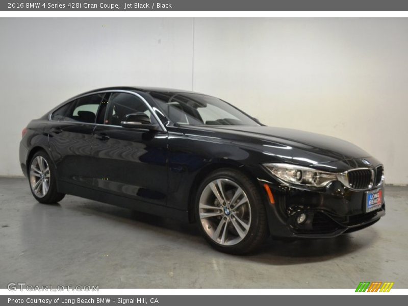 Jet Black / Black 2016 BMW 4 Series 428i Gran Coupe