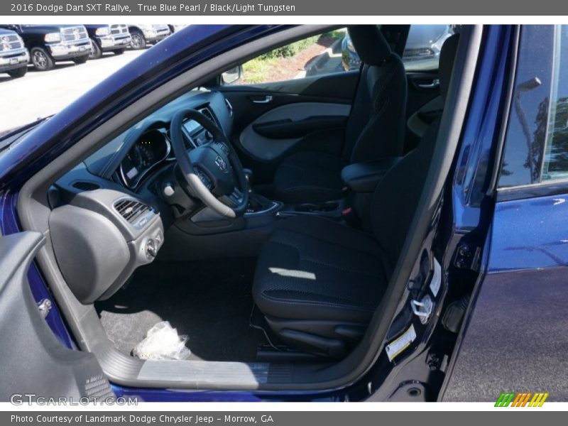 True Blue Pearl / Black/Light Tungsten 2016 Dodge Dart SXT Rallye