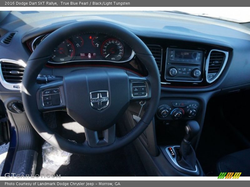 True Blue Pearl / Black/Light Tungsten 2016 Dodge Dart SXT Rallye