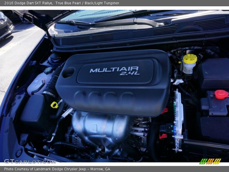 True Blue Pearl / Black/Light Tungsten 2016 Dodge Dart SXT Rallye