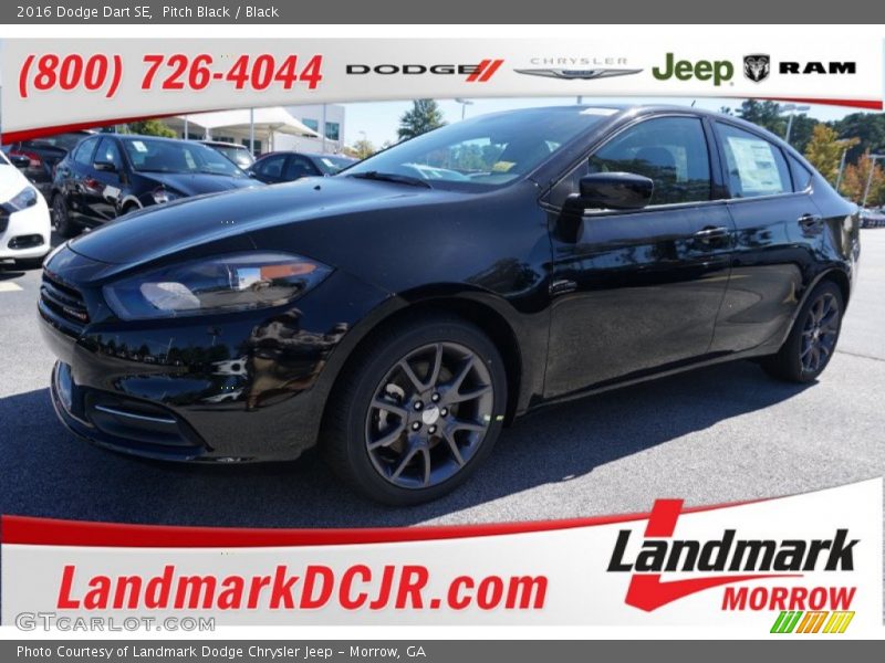 Pitch Black / Black 2016 Dodge Dart SE
