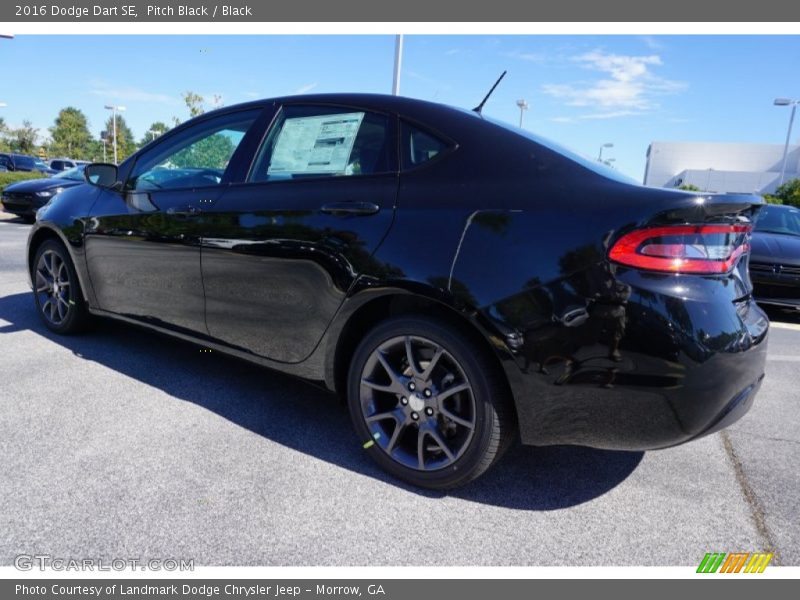 Pitch Black / Black 2016 Dodge Dart SE