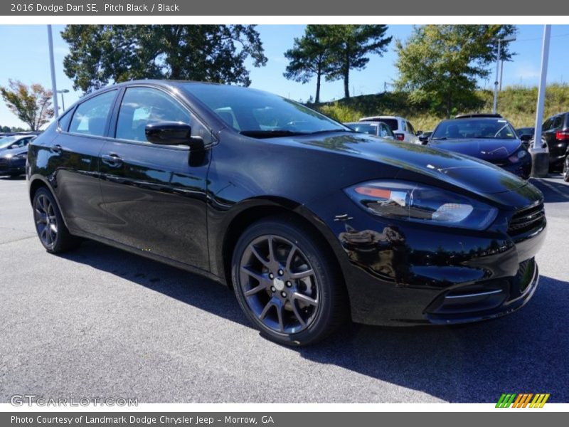 Pitch Black / Black 2016 Dodge Dart SE