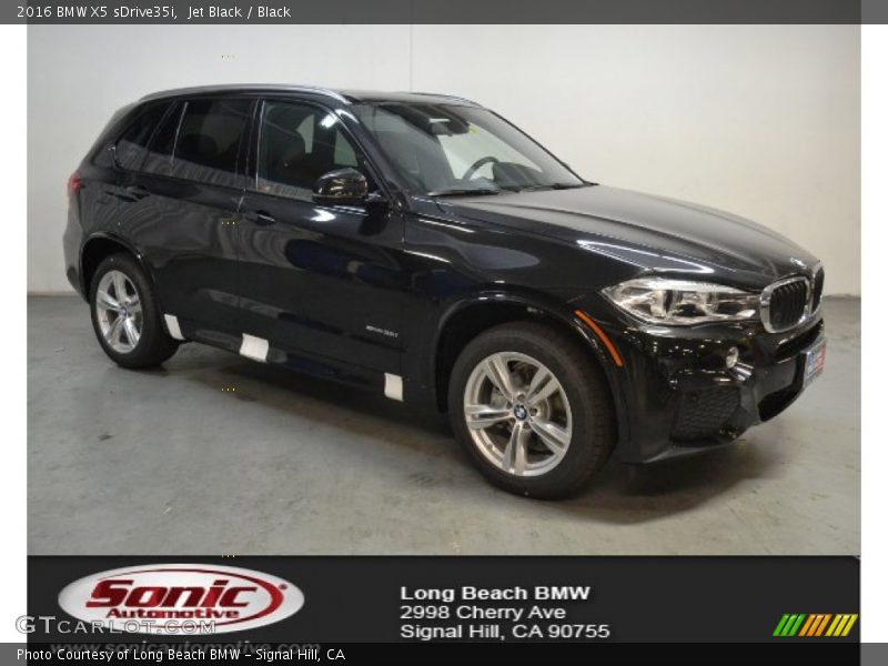 Jet Black / Black 2016 BMW X5 sDrive35i
