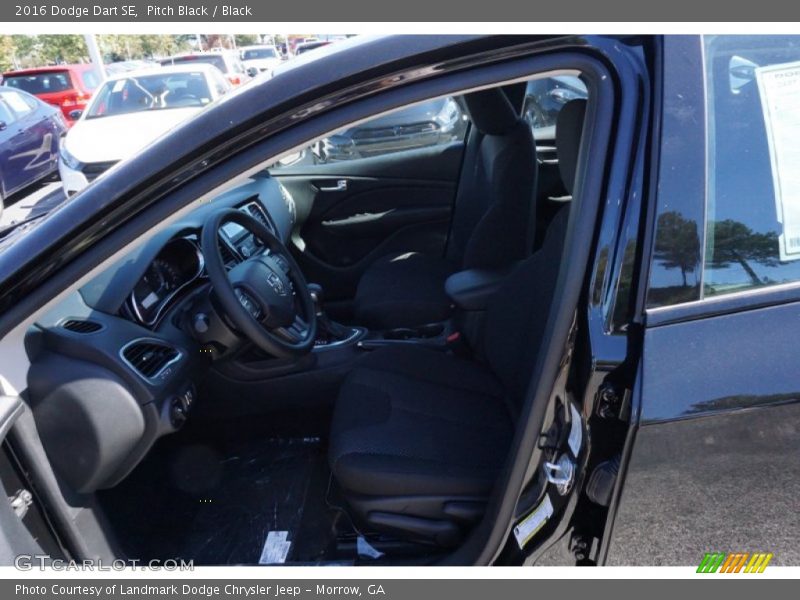 Pitch Black / Black 2016 Dodge Dart SE