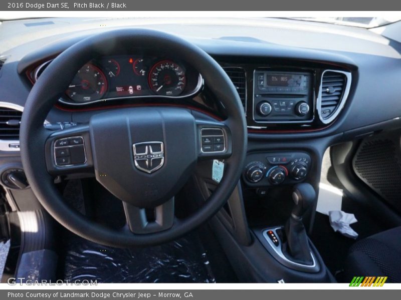 Pitch Black / Black 2016 Dodge Dart SE