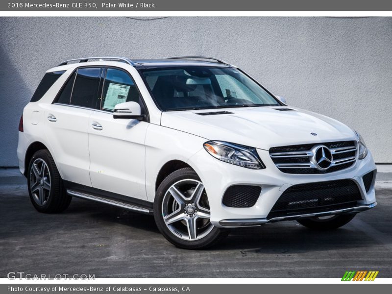 Polar White / Black 2016 Mercedes-Benz GLE 350