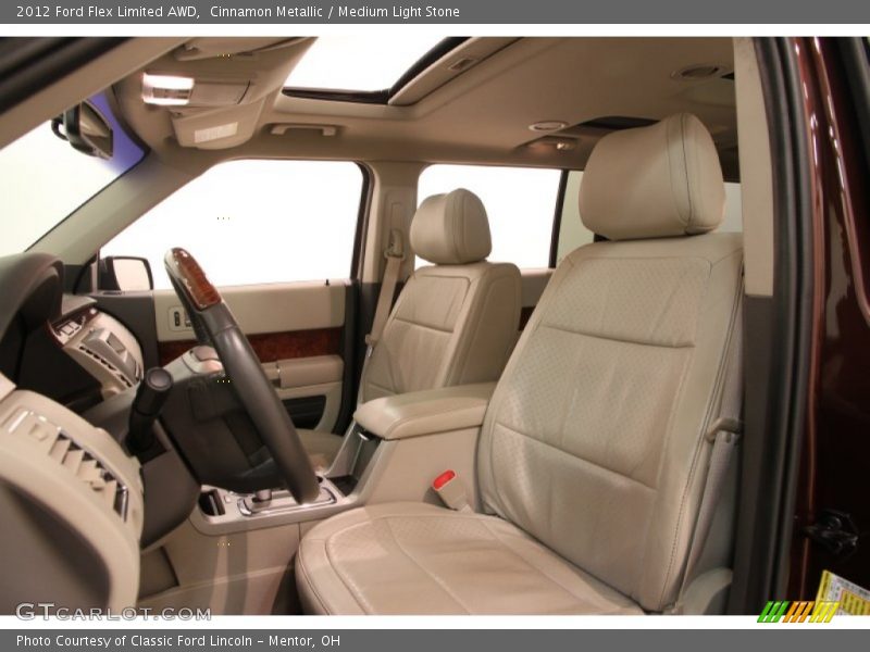 Cinnamon Metallic / Medium Light Stone 2012 Ford Flex Limited AWD
