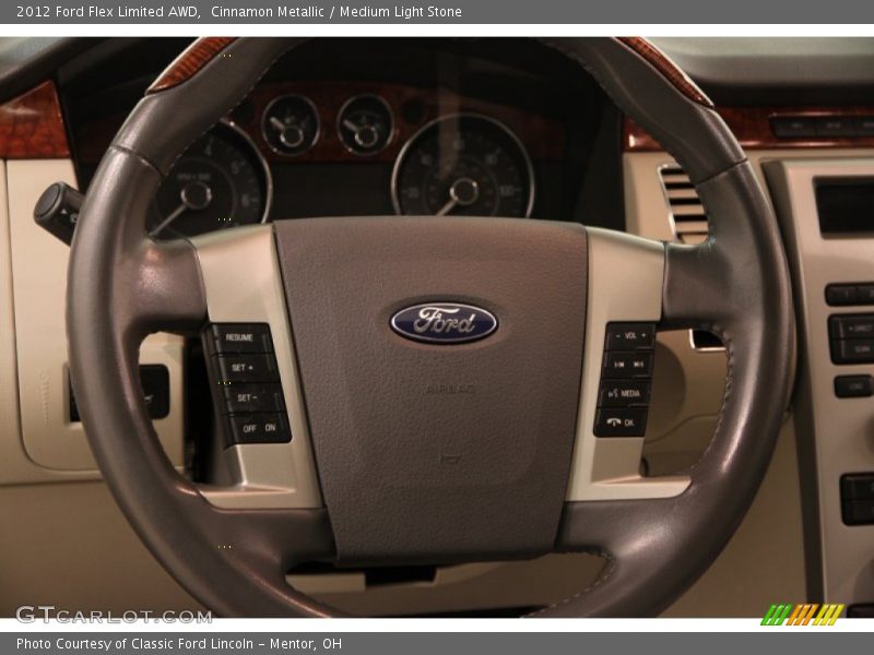 Cinnamon Metallic / Medium Light Stone 2012 Ford Flex Limited AWD