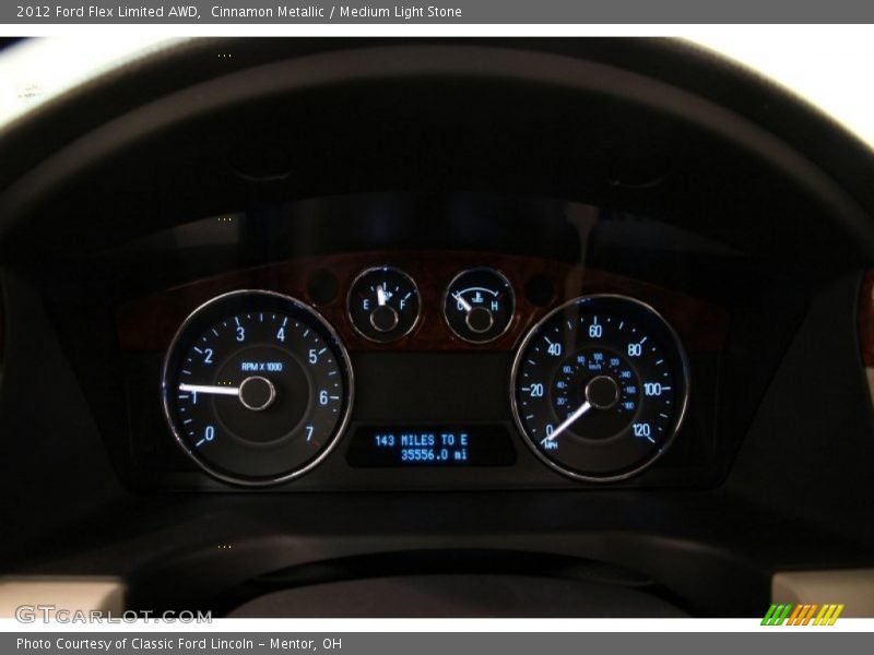 Cinnamon Metallic / Medium Light Stone 2012 Ford Flex Limited AWD
