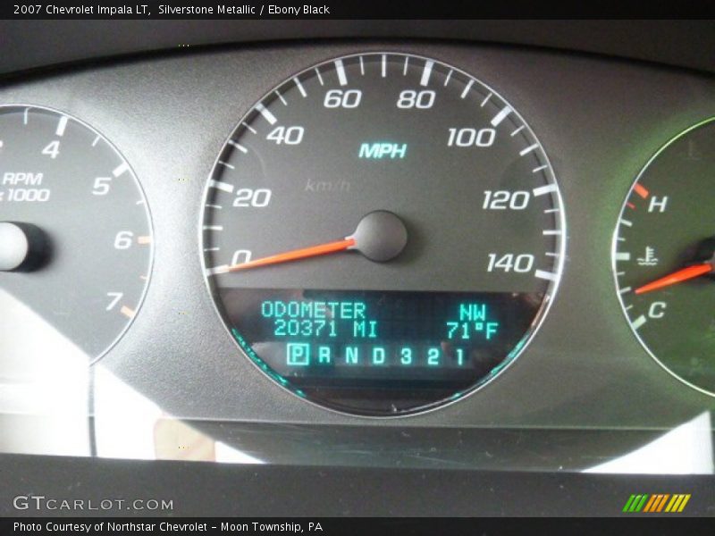 Silverstone Metallic / Ebony Black 2007 Chevrolet Impala LT