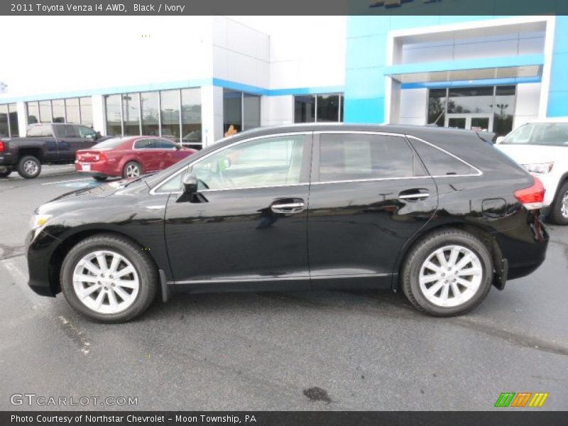 Black / Ivory 2011 Toyota Venza I4 AWD