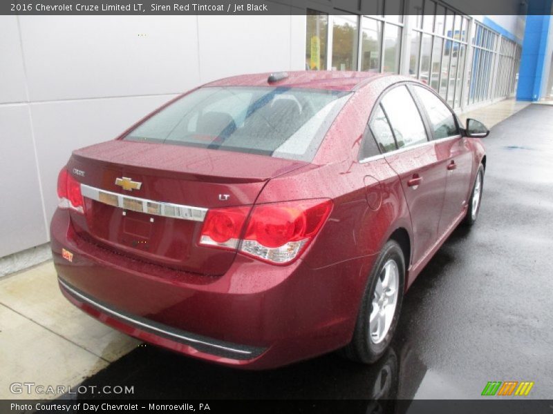 Siren Red Tintcoat / Jet Black 2016 Chevrolet Cruze Limited LT