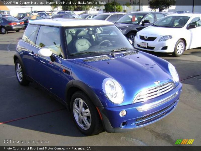 Hyper Blue Metallic / Black/Panther Black 2006 Mini Cooper Hardtop