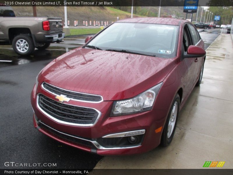 Siren Red Tintcoat / Jet Black 2016 Chevrolet Cruze Limited LT