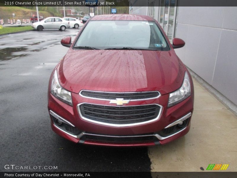 Siren Red Tintcoat / Jet Black 2016 Chevrolet Cruze Limited LT