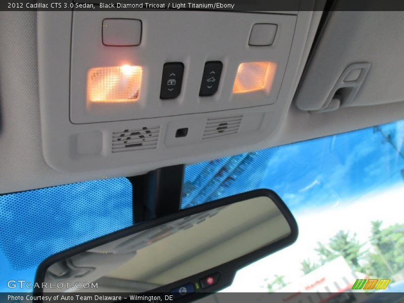 Black Diamond Tricoat / Light Titanium/Ebony 2012 Cadillac CTS 3.0 Sedan