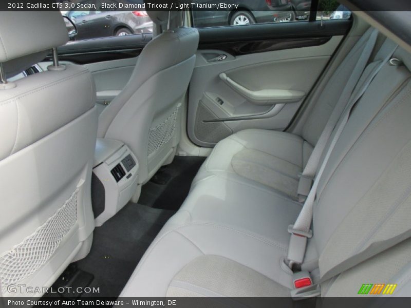 Black Diamond Tricoat / Light Titanium/Ebony 2012 Cadillac CTS 3.0 Sedan
