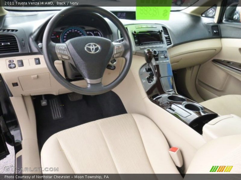 Black / Ivory 2011 Toyota Venza I4 AWD