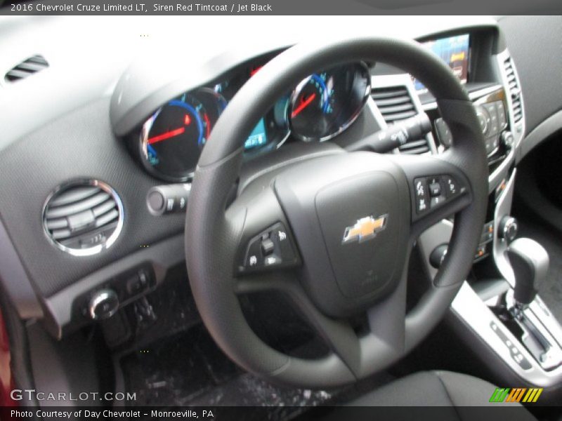 Siren Red Tintcoat / Jet Black 2016 Chevrolet Cruze Limited LT